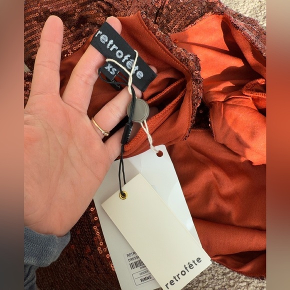 Retrofete Sequin Mini Dress - Picture 7 of 8